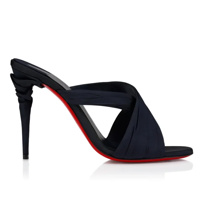 Affabula Mule – 100 Mm Mules – Silk Taffetas – Last Night – Women Affabula Mule – 100 Mm Mules – Silk Taffetas – Last Night – Women