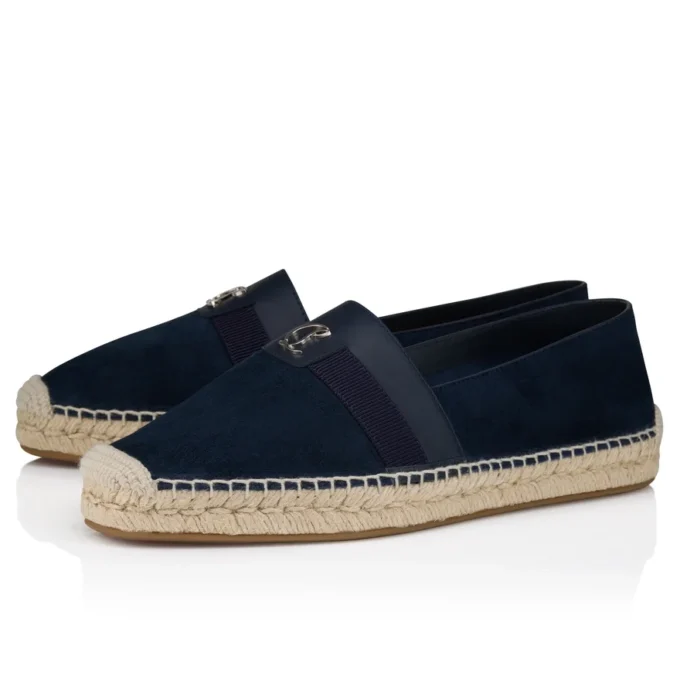 Alfarica – Espadrilles – Reversed Calf Leather – Marine – Men