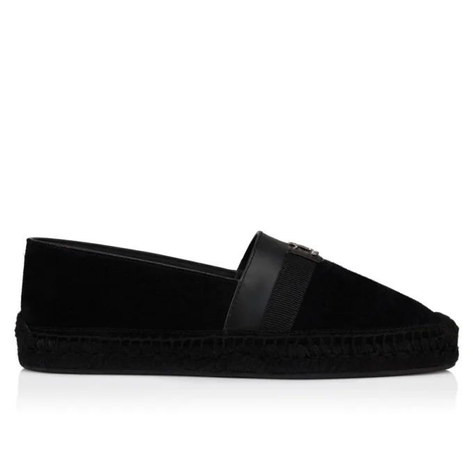 Alfarica – Espadrilles – Reversed Nubuck Leather – Black – Men Alfarica – Espadrilles – Reversed Nubuck Leather – Black – Men