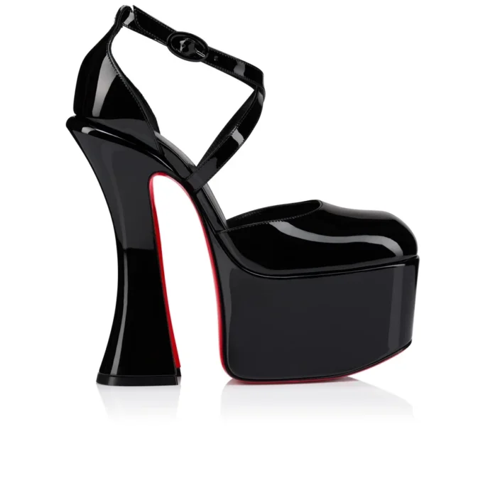 Aquadorcet – 160 Mm Strappy Pumps – Patent Calf Leather – Black – Women