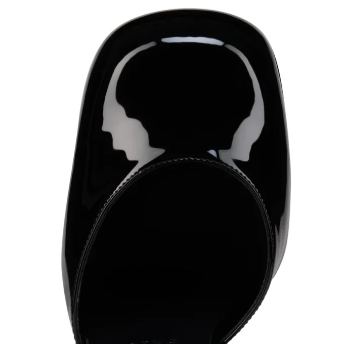 Aquadorcet – 160 Mm Strappy Pumps – Patent Calf Leather – Black – Women