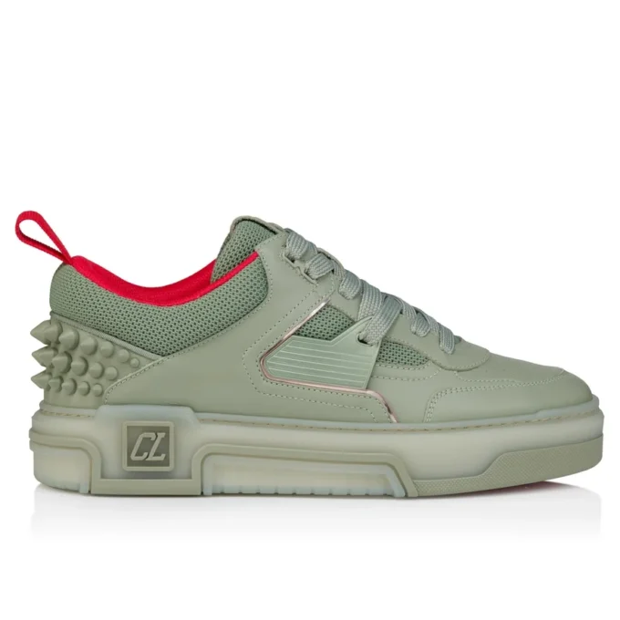 Astroloubi 2 – Sneakers – Calf Leather and Laminated Calf Leather – Haiiro – Men