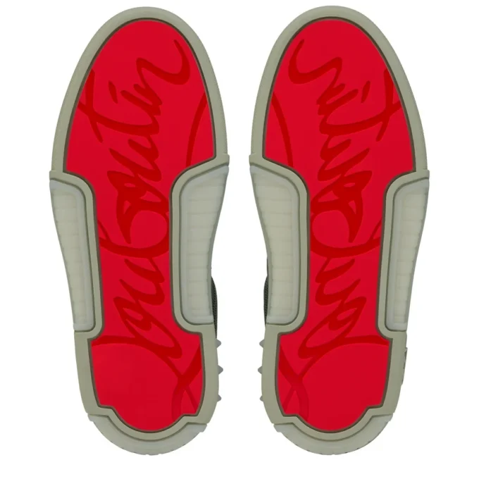 Astroloubi 2 – Sneakers – Calf Leather and Laminated Calf Leather – Haiiro – Men