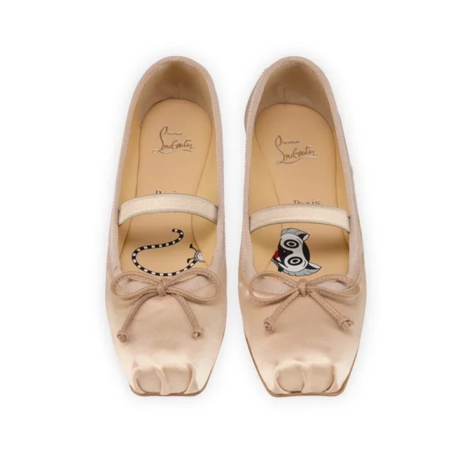 Baballet – Ballerinas – Crepe Satin and Lamb Nappa Leather – Blush – Kids