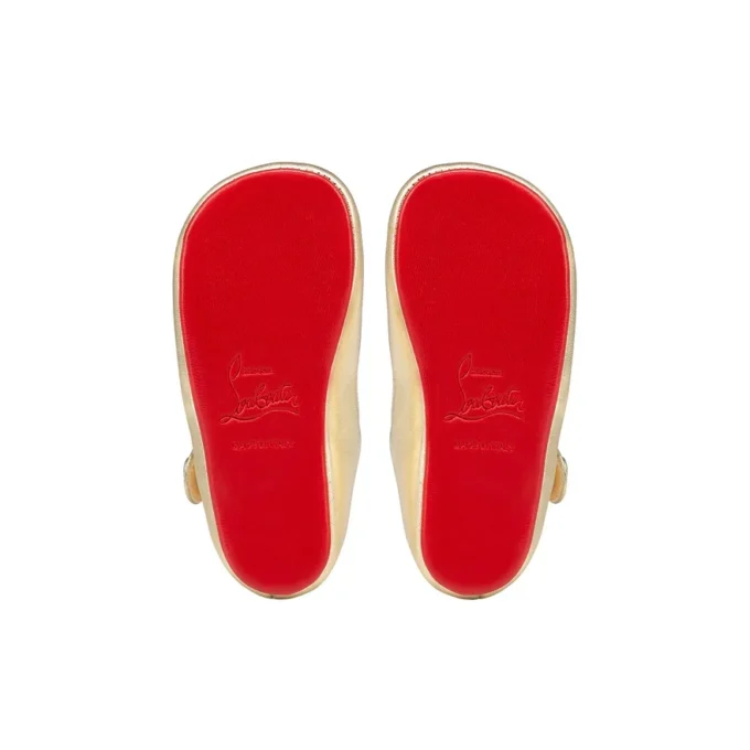 Baby Love Chick – Ballerinas – Laminated Nappa Leather – Platine – Baby