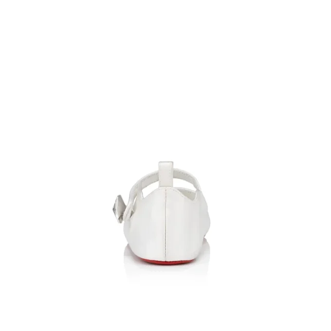 Baby Love Chick Strass – Ballerinas – Crepe Satin and Strass – Bianco – Baby