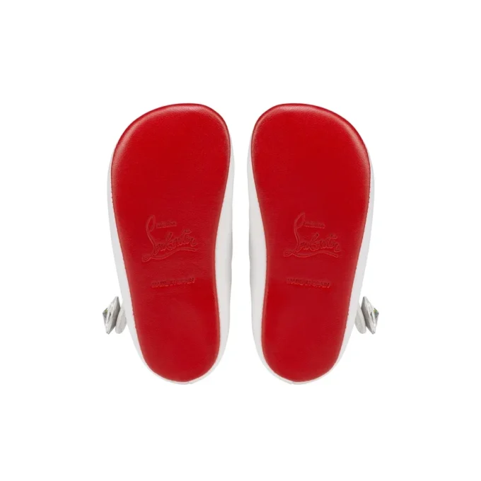 Baby Love Chick Strass – Ballerinas – Crepe Satin and Strass – Bianco – Baby