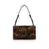 Baggy – Shoulder Bag – ‘Bengali’ Printed Hairy Calf Leather – Brown