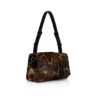 Baggy – Shoulder Bag – ‘Bengali’ Printed Hairy Calf Leather – Brown