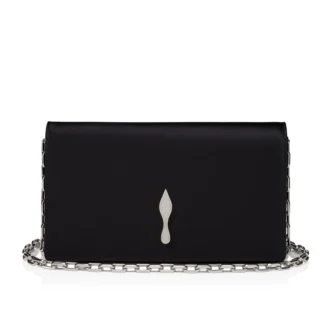 Bettina – Clutch – Crepe Satin – Black