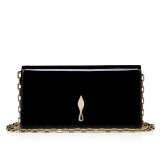 Bettina – Clutch – Patent Calf Leather – Black