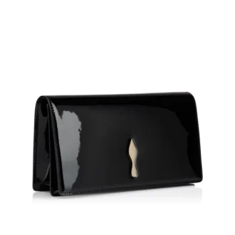 Bettina – Clutch – Patent Calf Leather – Black