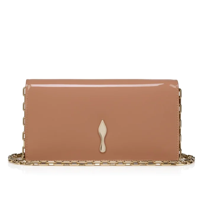 Bettina – Clutch – Patent Calf Leather – Blush
