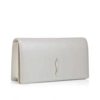 Bettina – Clutch – Pearly Nappa Leather – White