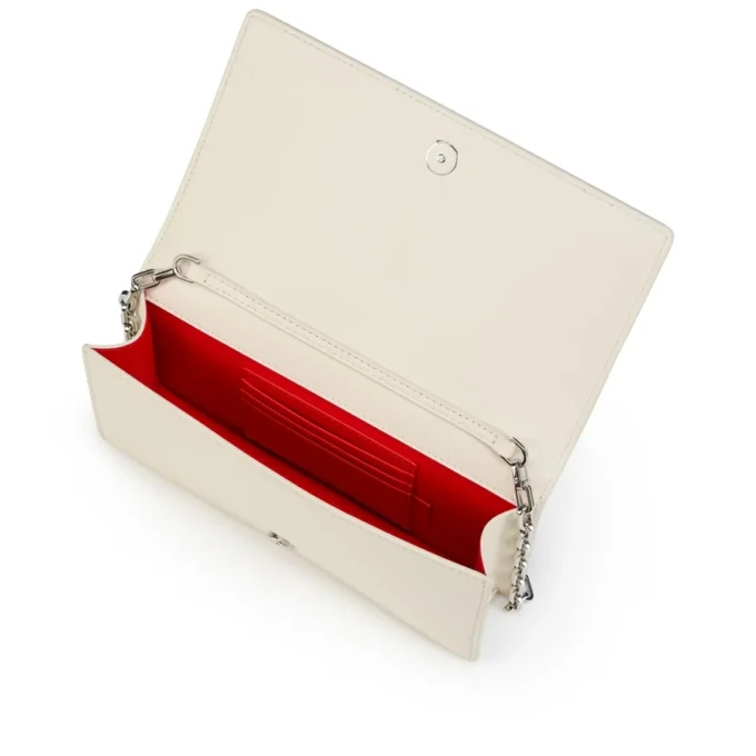 Bettina – Clutch – Suede, Strass and Pearls – Silver