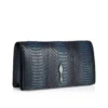 Bettina – Clutch – Watersnake Leather – Black