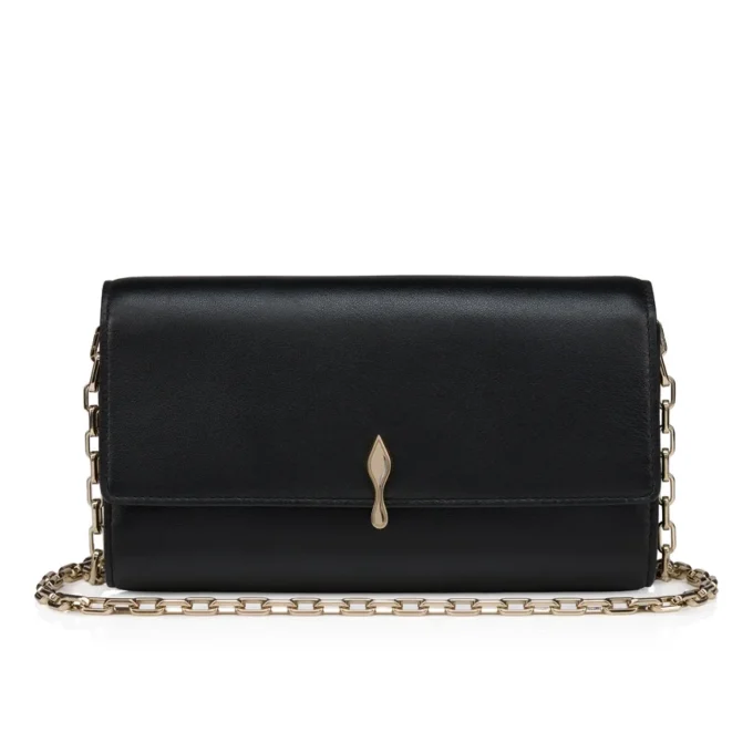 Bettina – Wallet on Chain – Lamb Nappa Leather – Black Bettina – Wallet on Chain – Lamb Nappa Leather – Black