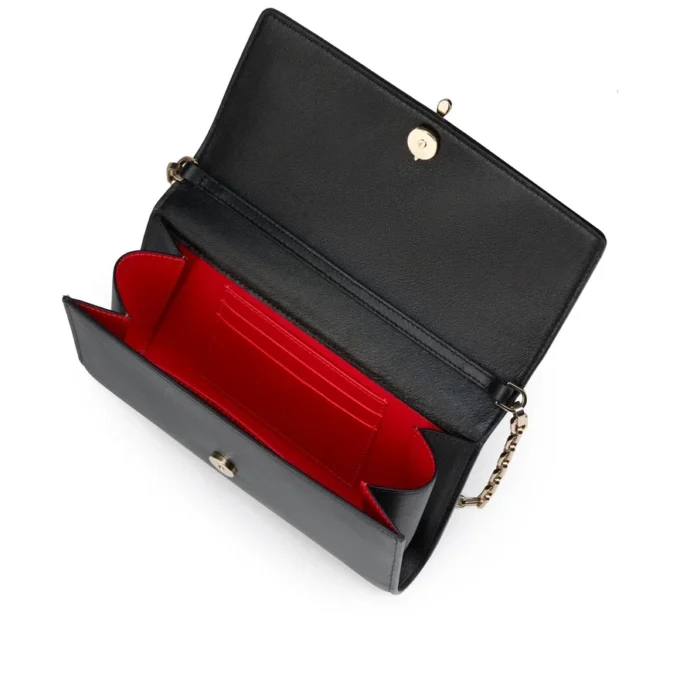 Bettina – Wallet on Chain – Lamb Nappa Leather – Black Bettina – Wallet on Chain – Lamb Nappa Leather – Black