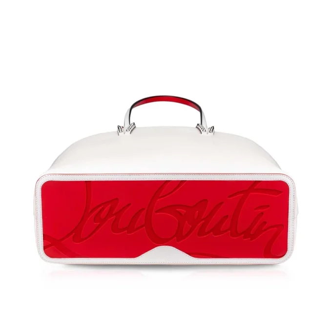 Cabata Large – Tote Bag – Calf Leather and Spikes – Bianco Cabata Large – Tote Bag – Calf Leather and Spikes – Bianco