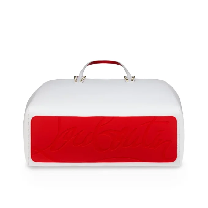 Cabata Large – Tote Bag – Calf Leather and Spikes – Bianco Cabata Large – Tote Bag – Calf Leather and Spikes – Bianco