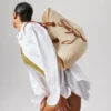 Cabata Large – Tote Bag – Raffia and Calf Leather – Natural Cabata Large – Tote Bag – Raffia and Calf Leather – Natural