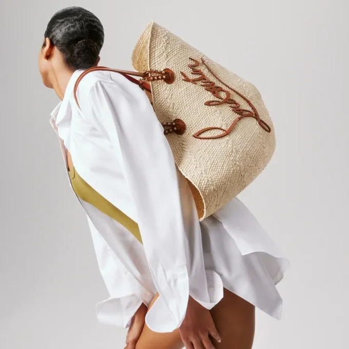 Cabata Large – Tote Bag – Raffia and Calf Leather – Natural Cabata Large – Tote Bag – Raffia and Calf Leather – Natural