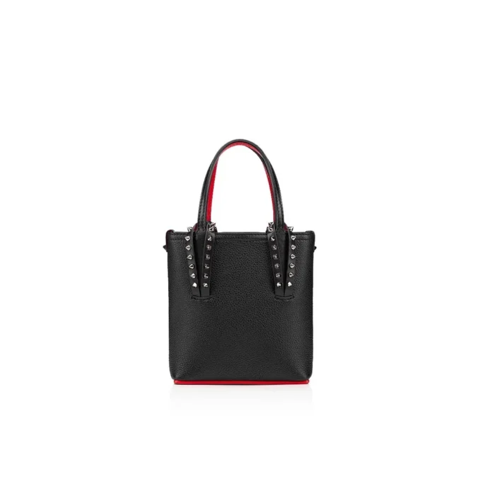 Cabata Mini – Tote Bag – Calf Leather and Spikes – Black Cabata Mini – Tote Bag – Calf Leather and Spikes – Black
