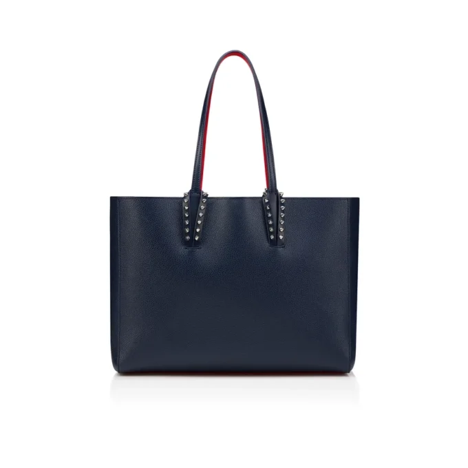 Cabata Small – Tote Bag – Calf Leather and Spikes – Zaffiro Cabata Small – Tote Bag – Calf Leather and Spikes – Zaffiro