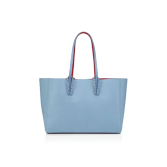 Cabata Small – Tote Bag – Grained Calf Leather – Ceruleo