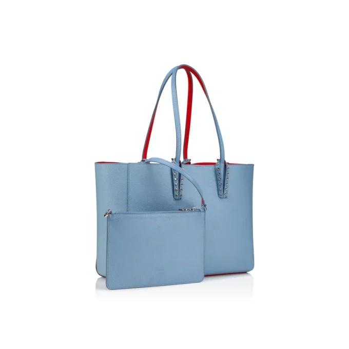 Cabata Small – Tote Bag – Grained Calf Leather – Ceruleo Cabata Small – Tote Bag – Grained Calf Leather – Ceruleo