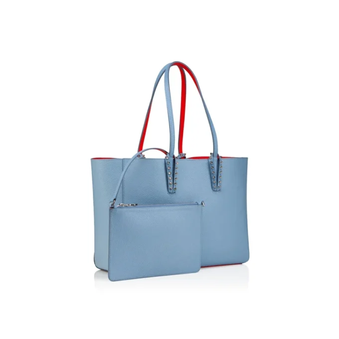 Cabata Small – Tote Bag – Grained Calf Leather – Ceruleo Cabata Small – Tote Bag – Grained Calf Leather – Ceruleo