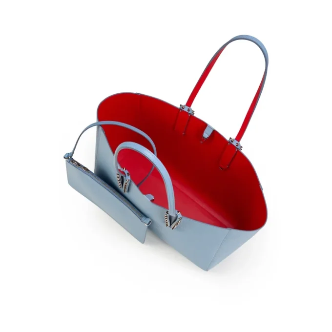 Cabata Small – Tote Bag – Grained Calf Leather – Ceruleo Cabata Small – Tote Bag – Grained Calf Leather – Ceruleo