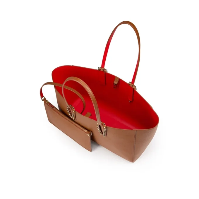 Cabata Small – Tote Bag – Grained Calf Leather – Cuoio Cabata Small – Tote Bag – Grained Calf Leather – Cuoio