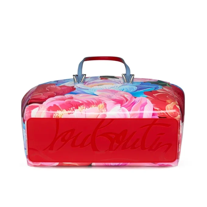 Cabata Small – Tote Bag – Peonies Printed Patent Calf Leather – Multicolor Cabata Small – Tote Bag – Peonies Printed Patent Calf Leather – Multicolor
