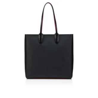 Cabata – Tote Bag – Calf Leather and Spikes – Black