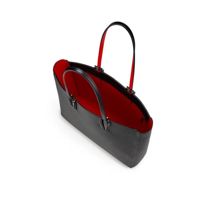 Cabata – Tote Bag – Calf Leather and Spikes – Black Cabata – Tote Bag – Calf Leather and Spikes – Black