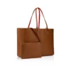 Cabata – Tote Bag – Calf Leather and Spikes – Cuoio Cabata – Tote Bag – Calf Leather and Spikes – Cuoio