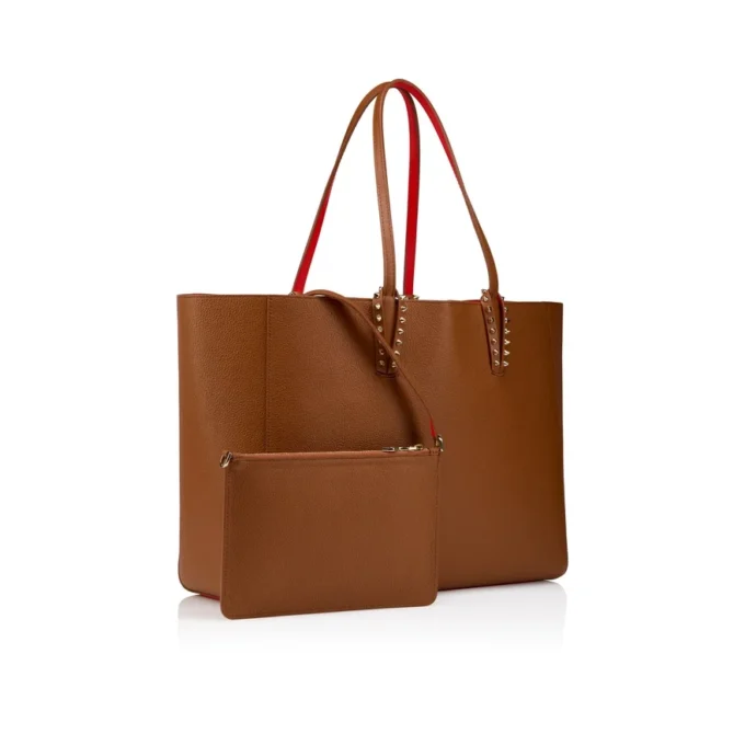 Cabata – Tote Bag – Calf Leather and Spikes – Cuoio Cabata – Tote Bag – Calf Leather and Spikes – Cuoio