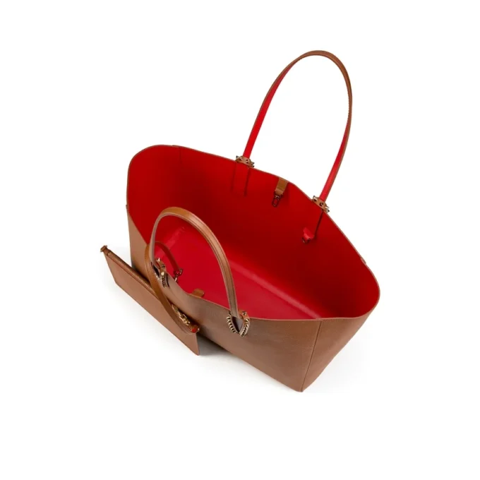 Cabata – Tote Bag – Calf Leather and Spikes – Cuoio Cabata – Tote Bag – Calf Leather and Spikes – Cuoio