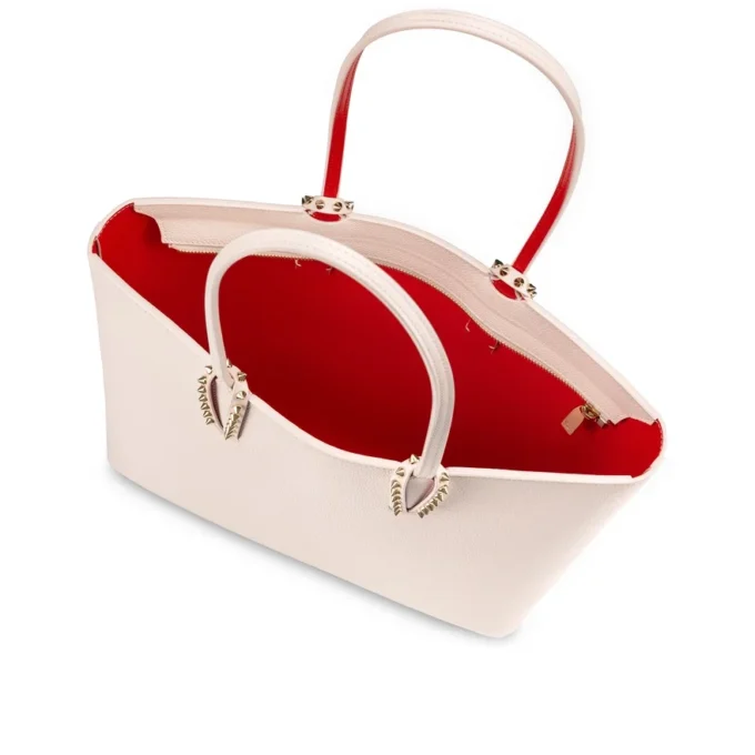 Cabata – Tote Bag – Calf Leather and Spikes – Leche Cabata – Tote Bag – Calf Leather and Spikes – Leche