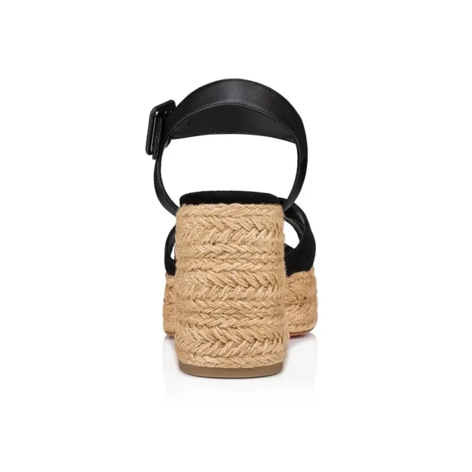 Calakala – 85 Mm Espadrilles – Suede and Calf Leather – Black – Women Calakala – 85 Mm Espadrilles – Suede and Calf Leather – Black – Women