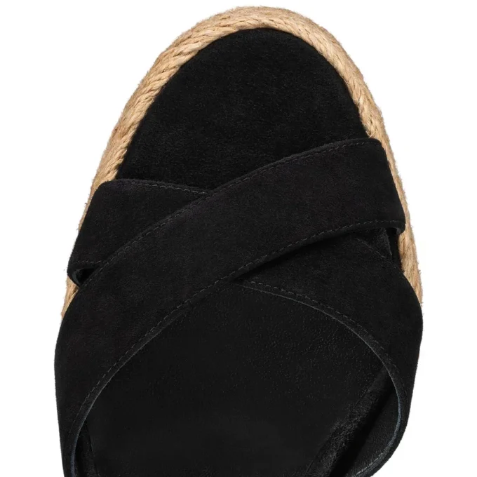 Calakala – 85 Mm Espadrilles – Suede and Calf Leather – Black – Women Calakala – 85 Mm Espadrilles – Suede and Calf Leather – Black – Women
