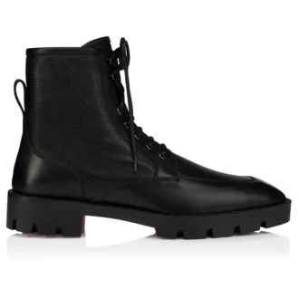 Caracolo Lion – Boots – Waxed Calf Leather – Black – Men