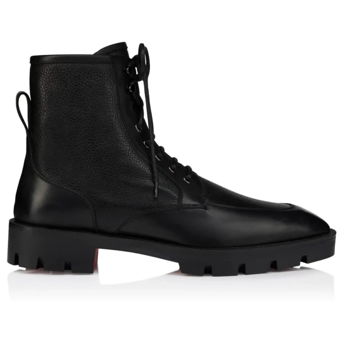 Caracolo Lion – Boots – Waxed Calf Leather – Black – Men Caracolo Lion – Boots – Waxed Calf Leather – Black – Men