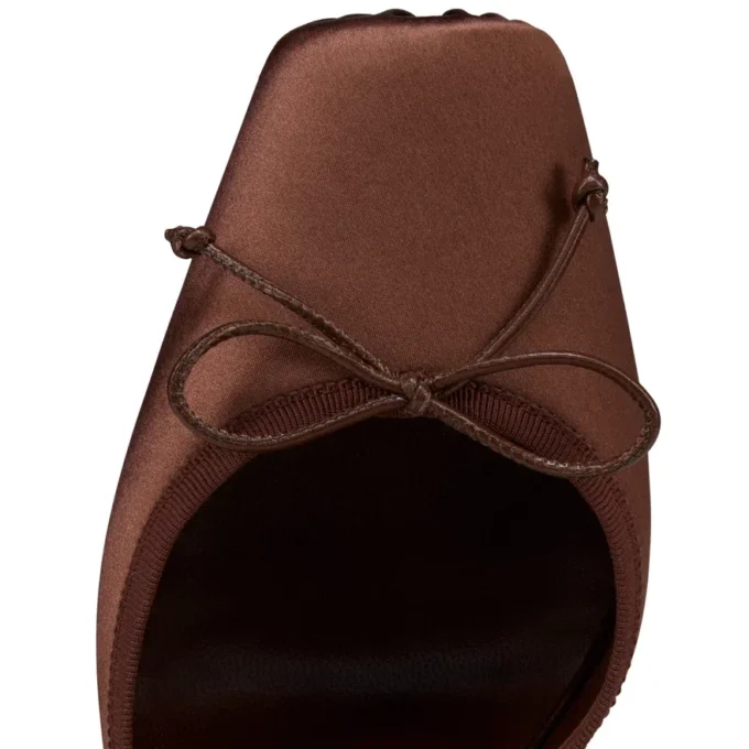 Cassia Lace up – 100 Mm Strappy Pumps – Crepe Satin – Nude 8 – Women