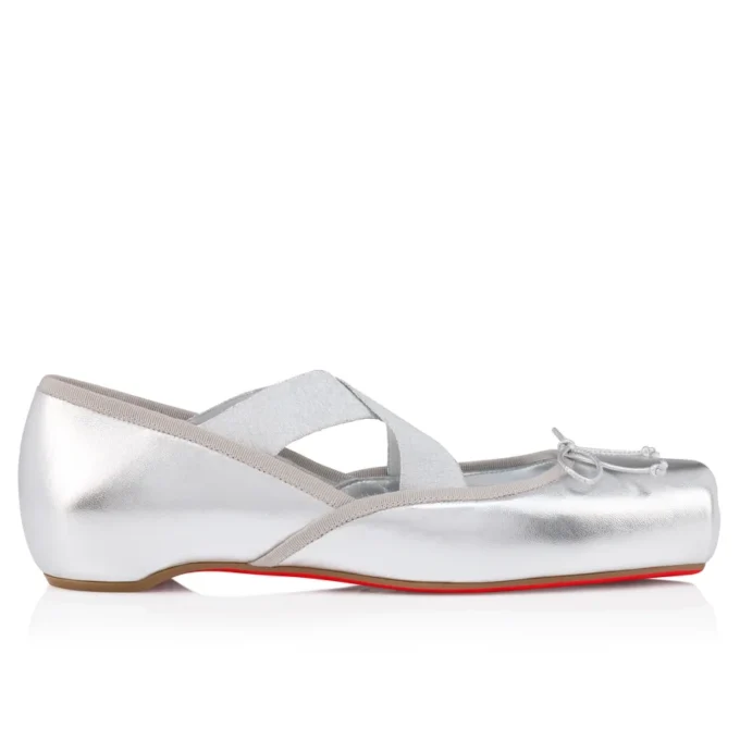 Cassiasticina – Ballerinas – Laminated Lamb Nappa Leather – Silver – Women Cassiasticina – Ballerinas – Laminated Lamb Nappa Leather – Silver – Women