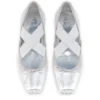 Cassiasticina – Ballerinas – Laminated Lamb Nappa Leather – Silver – Women Cassiasticina – Ballerinas – Laminated Lamb Nappa Leather – Silver – Women