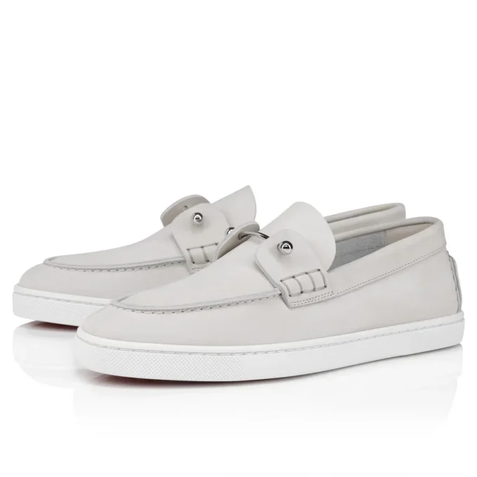 Chambeliboat – Boat Shoes – Reversed Nubuck Leather – Albatre – Women