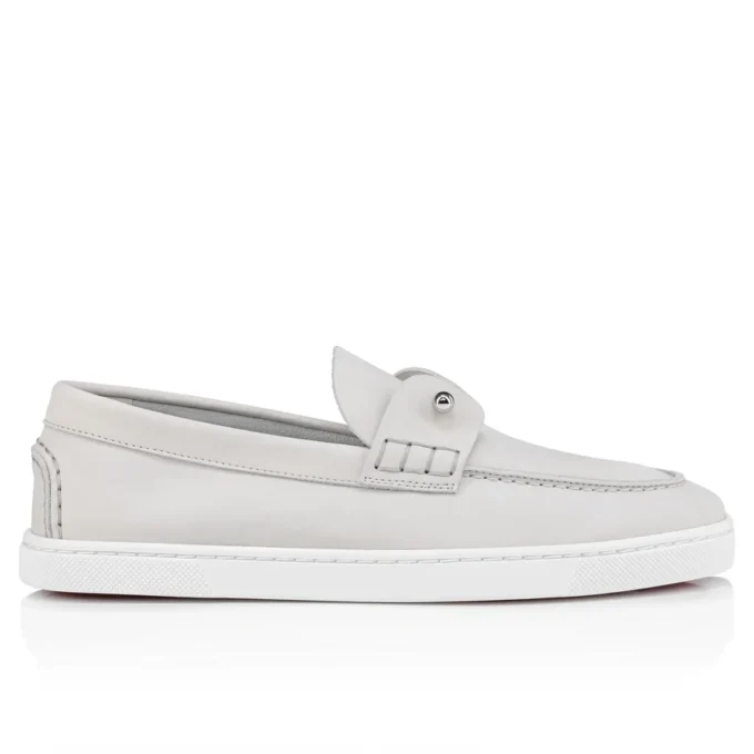 Chambeliboat – Boat Shoes – Reversed Nubuck Leather – Albatre – Women