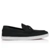 Chambeliboat – Boat Shoes – Reversed Nubuck Leather – Black – Men